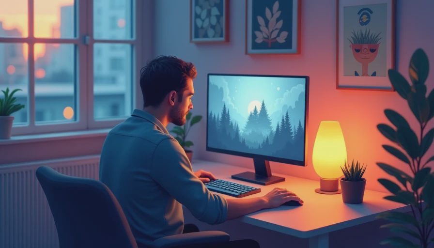 Illustration for chill pc games