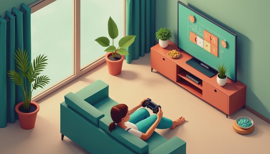 Visual context for games for casual gamers